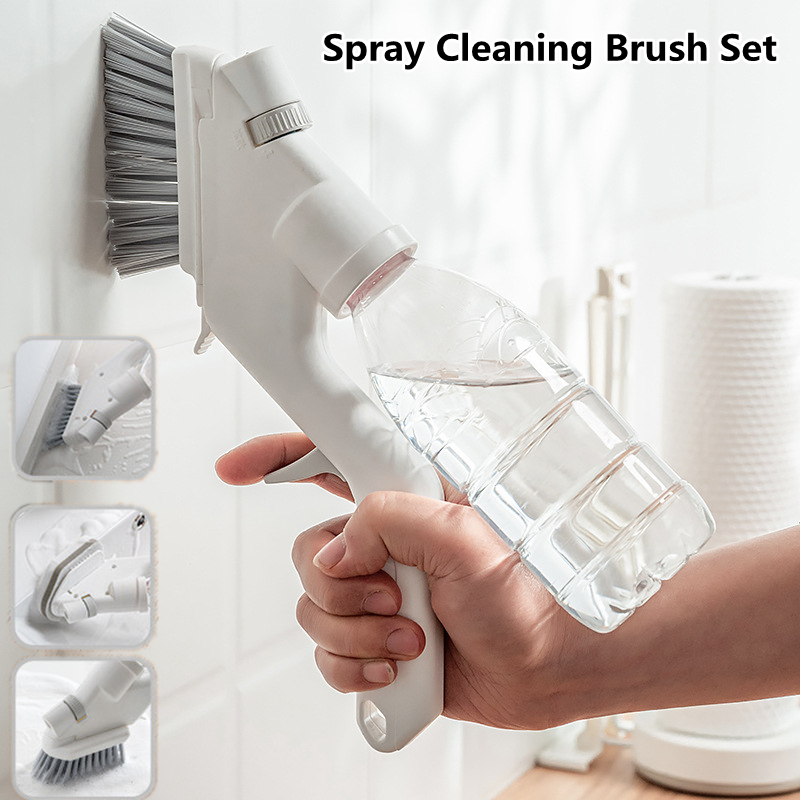 Spray Cleaning Brush Set - Whatook
