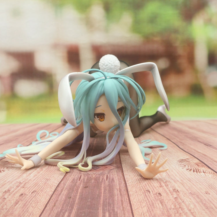 Anime NO GAME NO LIFE Game Life White Bunny Girl 1/4 Boxed Figure - Whatook