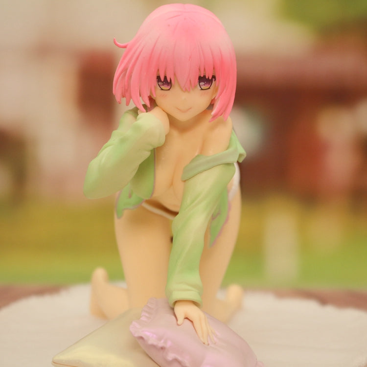 Anime Queen of Packing TO LOVE Mengmeng Pajamas Green Clothes Kneeling Posture Model Boxed Figure - Whatook